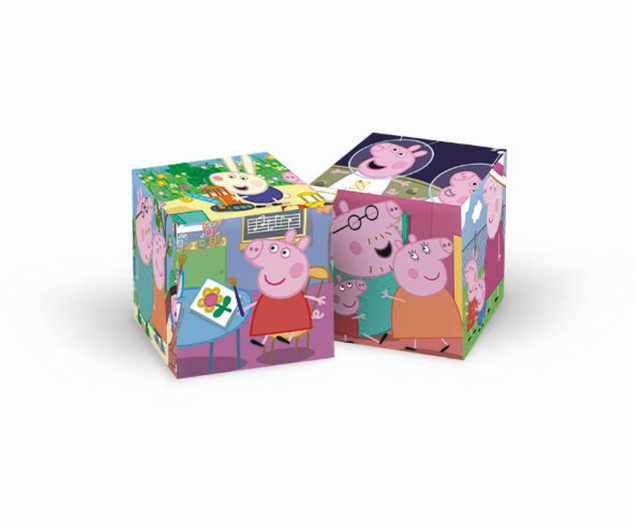 Klocki Świnka Peppa 6el