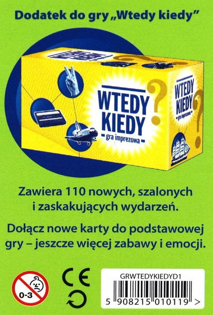 Gra planszowa Wtedy kiedy- Szalone fakty Egmont