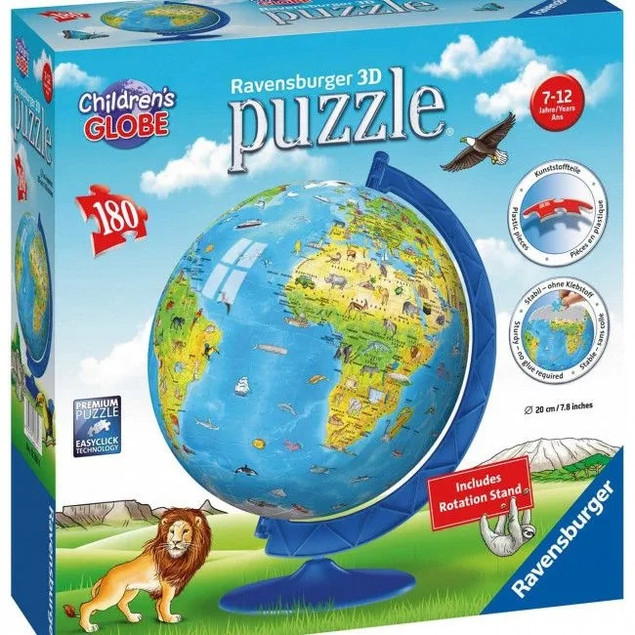 Ravensburger Puzzle 3D Globus 180 elementów 12338