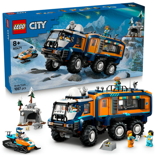 Klocki LEGO City 60471 Ciężarówka z laboratorium arktycznej odkrywczyni