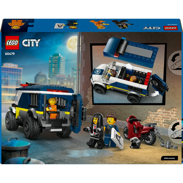 LEGO City 60479 Furgonetka Policyjnego Konwoju Więziennego | Ucieczka