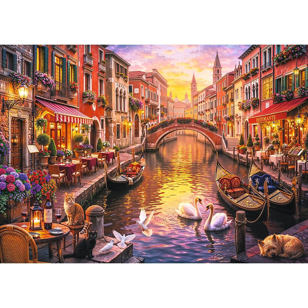 Puzzle Trefl 2000 elementów Romantyczna Wenecja