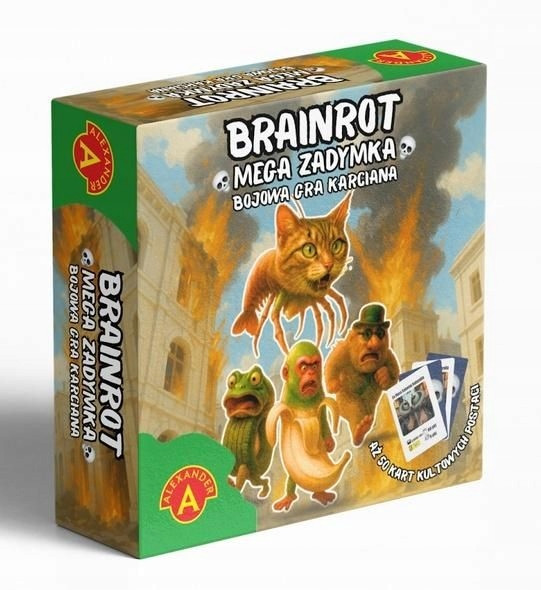 Gra Karciana BRAINROT Mega Zadymka 8+ Alexandra 3249