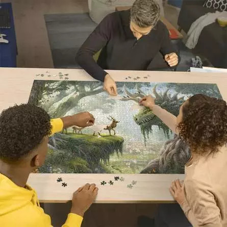 Puzzle Ravensburger Przebudzenie Leśnego Smoka 3000 elementów