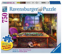 Puzzle Ravensburger 750 elementów Pokój fana puzzli