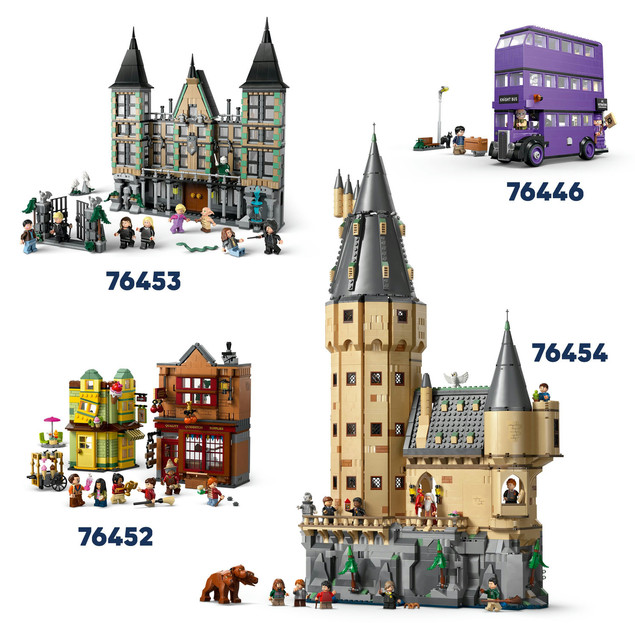 Zestaw LEGO Harry Potter 76451 Privet Drive: Wizyta Ciotki Marge 8+