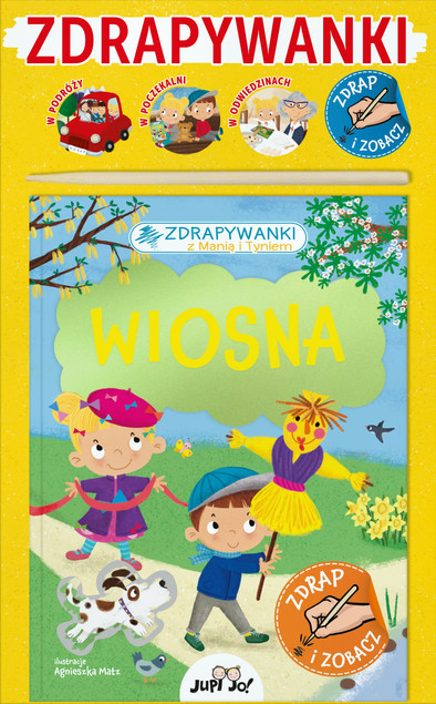 Zdrapywanki z Manią i Tyniem Wiosna Praca zbiorowa