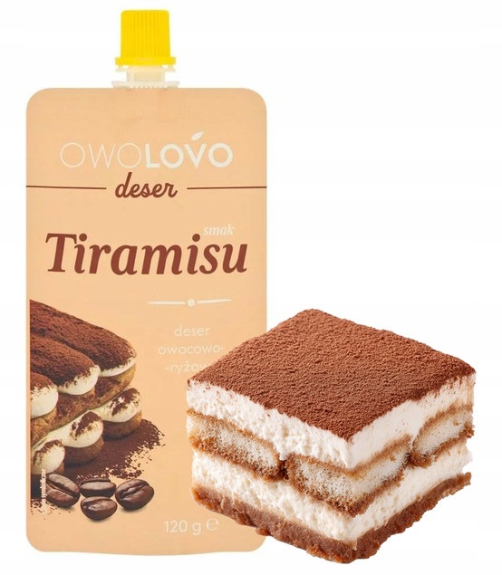 OWOLOVO Deser Tiramisu 120g