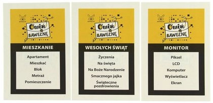 Owiń w bawełnę – gra towarzyska odgadywanie haseł