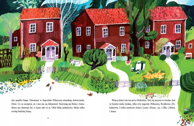 Dzieci z Bullerbyn Astrid Lindgren twarda okładka