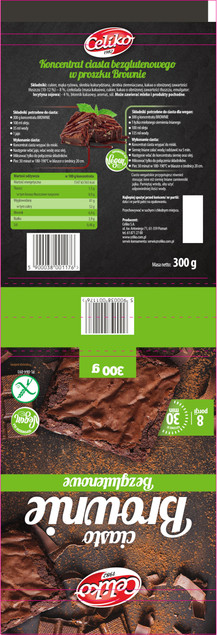 Mieszanka na bezglutenowe Brownie Celiko 300 g