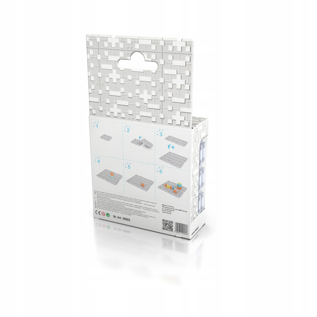Meli Basic Baseplate Szare Płytki Konstrukcyjne 6 sztuk