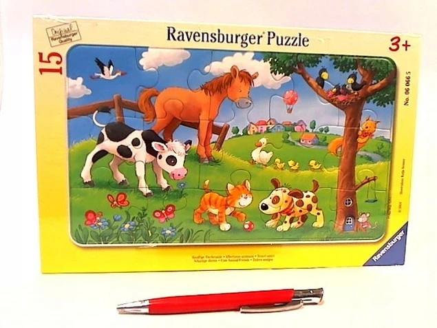 Puzzle 15 Miłośnicy Słodkich Zwierząt - detale