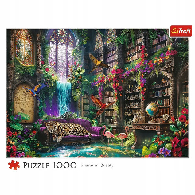 Puzzle 1000 el. Magiczna Biblioteka Baśniowy Świat Trefl