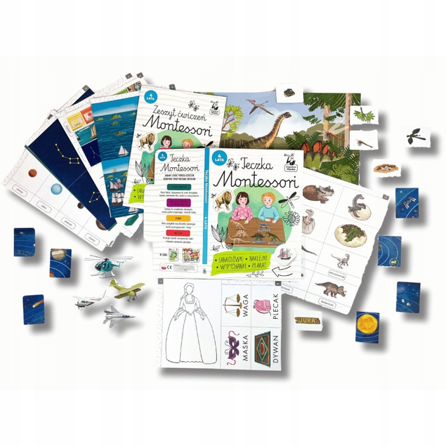 Teczka Montessori 4 lata Kapitan Nauka Zuzanna Osuchowska