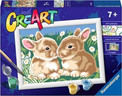 Zestaw Ravensburger CreArt Puszyste króliczki
