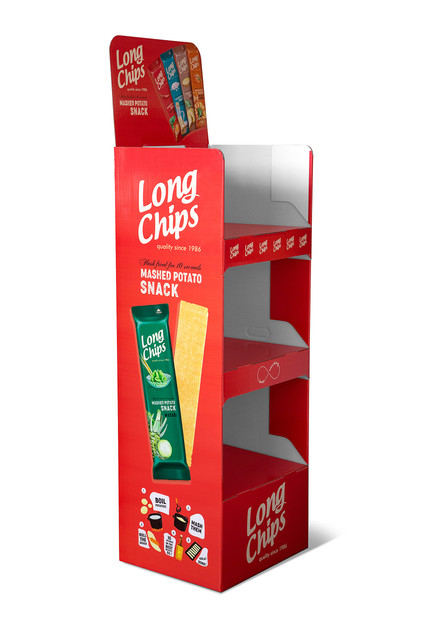 Chipsy Long Chips Ogórkowe 75g - Chrupkie Ziemniaczane