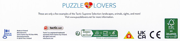 Puzzle Tactic 500 elementów – Malownicze Dornie, Szkocja