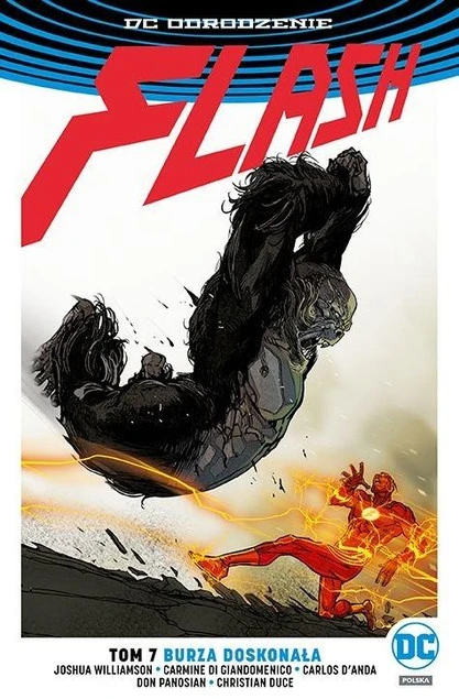 Flash tom 7 Burza doskonała – okładka komiksu