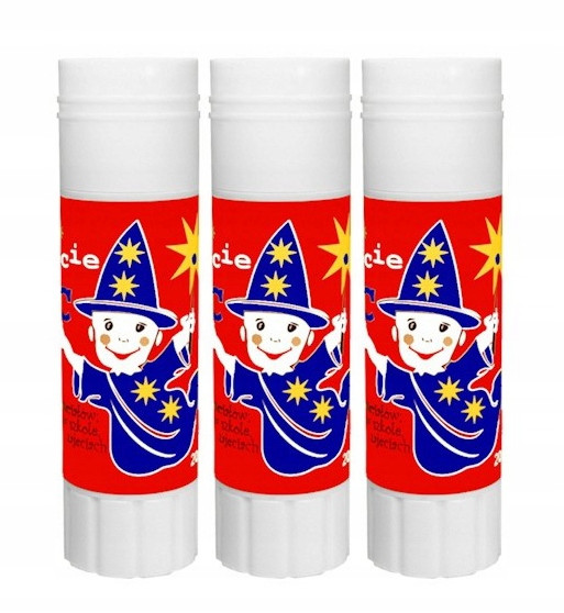 Klej w sztyfcie Magic 10g Kamaben - Zestaw 3 szt.