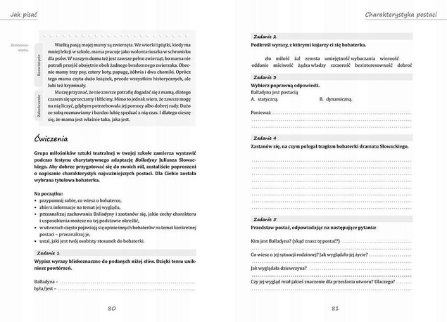 Jak pisać rozprawkę, opowiadanie, charakterystykę...