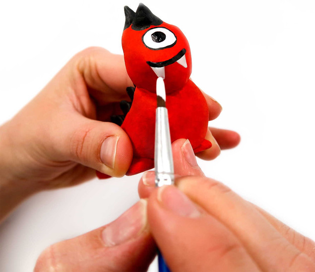 GLINA RZEŹBIARKA SAMOUTWARDZALNA ZESTAW POTWORY KIDEA DIY 300g