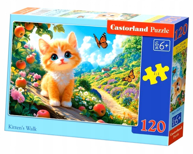 Puzzle Castorland 120 elementów Kitten's Walk Słodkie Kotki