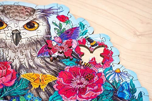 PUZZLE DREWNIANE 150 SOWA