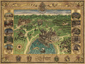 Ravensburger Puzzle 120007203 Harry Potter: mapa Hogwartu 1500 elementów