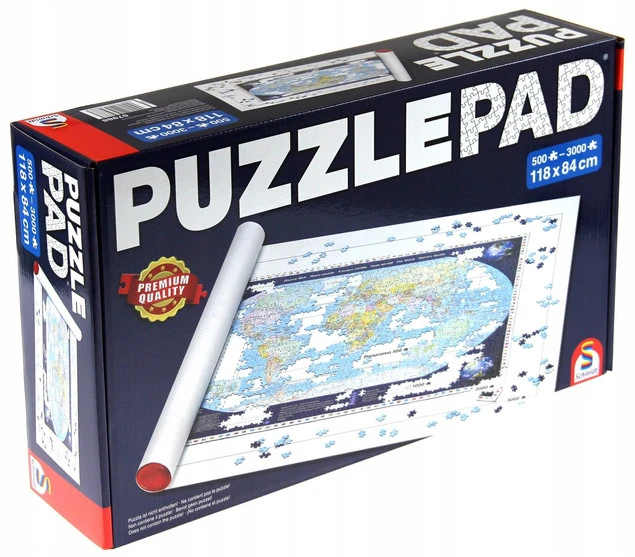 Mata do układania puzzli Schmidt Spiele 103039 z tubą – Bezpieczne przechowywanie puzzli do 3000 elementów