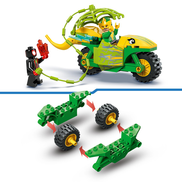 LEGO Marvel Spidey 11198 Pościg Spina za Electro w Dinopojeździe 4+