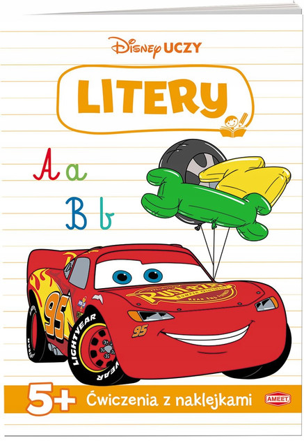 Disney Uczy. Litery. Auta Praca zbiorowa
