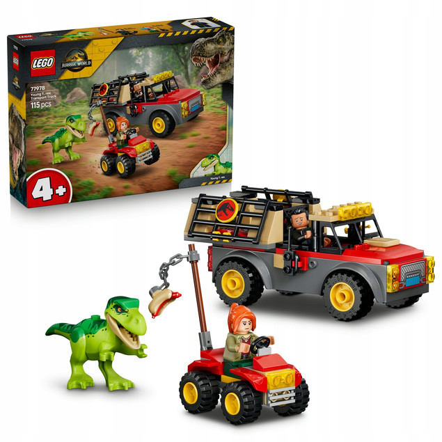 LEGO Jurassic World 77978 Ciężarówka do transportu małego T-rexa