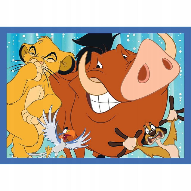 Puzzle 4w1 Układanka DISNEY Król Lew Kraina Lodu Encanto 4+ Trefl