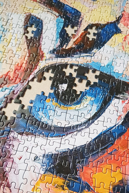 Tactic Puzzle 500 el. Seria Lifestyle: Oko Tygrysa - Designerski Relaks