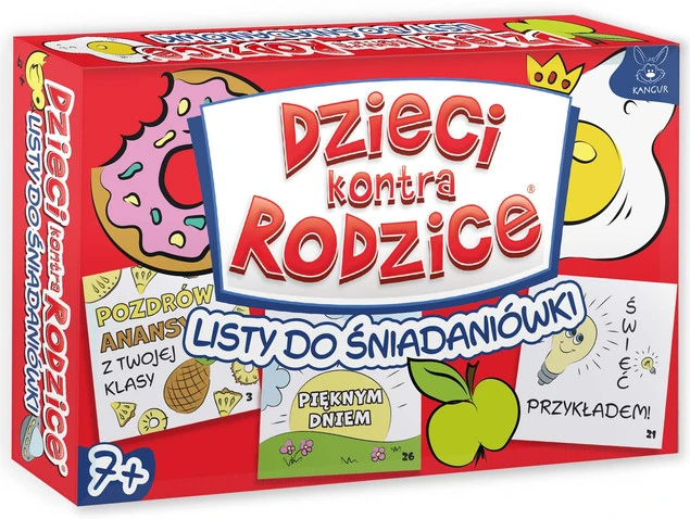 Gra planszowa Dzieci kontra Rodzice. Listy do Śniadaniówki Kangur