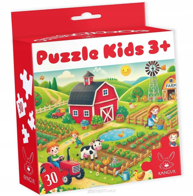 Puzzle 30 Kids Farma 3+ Kangur 175x140 mm
