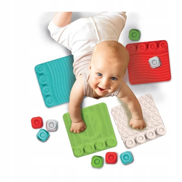 Ścieżka Mata Sensoryczna Soft Klocki Miękkie Clemmy 6M+ Clementoni