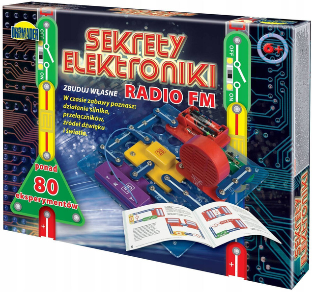 Sekrety Elektronik Radio FM Zestaw Małego Elektronika Nauka Dromader 85956