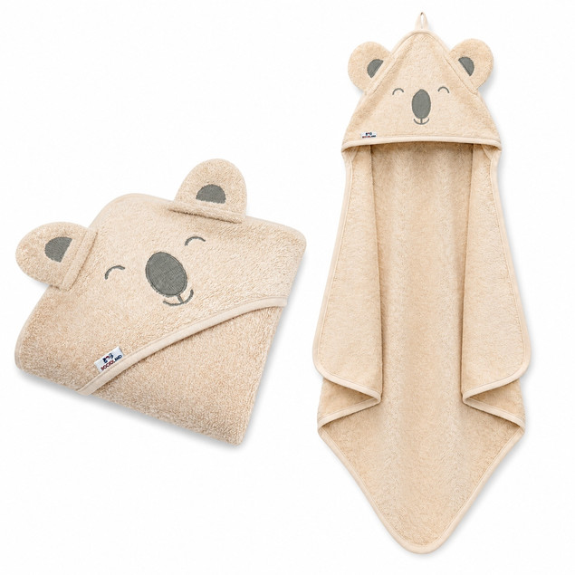 Okrycie kąpielowe 95x95 miś koala – Bocioland 350 g