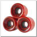 KBM-5432 RED 60x45 MM (4 szt.) KÓŁKA KAUCZUKOWE DO PENNYBOARD NILS EXTREME