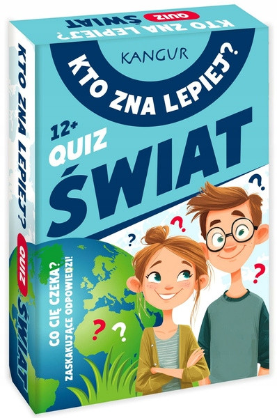 Gra Planszowa Kto Zna Lepiej? Quiz Wiedzy o Świecie Kangur