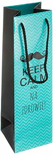 TOREBKA PREZENTOWA NA WINO ALKOHOL Elegancka Torba Urodziny Święta