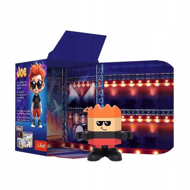KLOCKI CONNECT SQAD FIGURKA JOE TREFL - Sceneria z pudełka