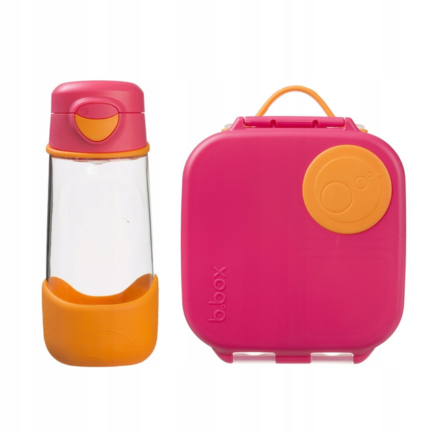 Zestaw b.box Butelka Tritanowa 450ml + Mini Lunchbox Strawberry Shake