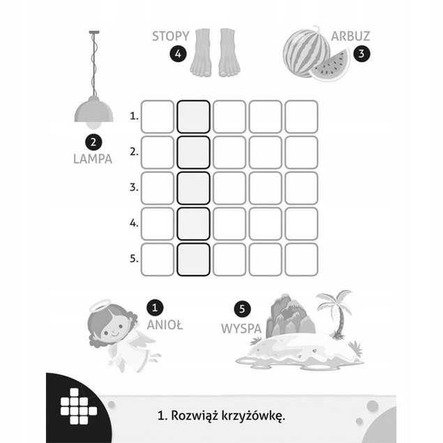 Główkuję z ołówkiem. Niebieska