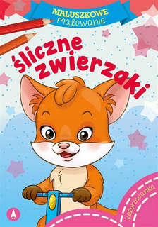 Kolorowanka Maluszkowe Malowanie ŚLICZNE ZWIERZAKI 2+ Skrzat