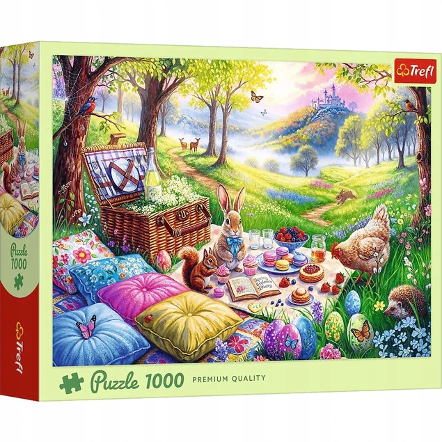Puzzle 1000 elementów. Piknik na łące Trefl_1