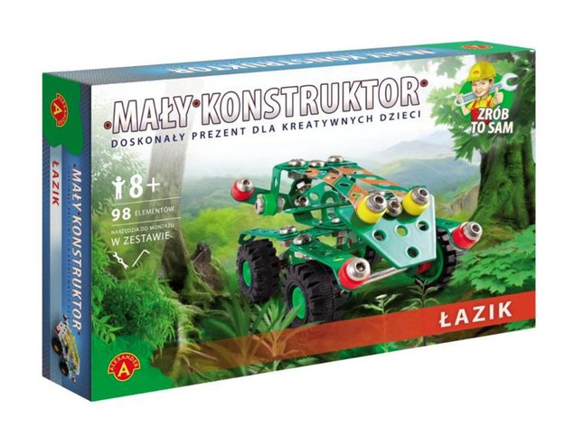 Kreatywna Zabawka Mały Konstruktor Kolorowy - ŁAZIK