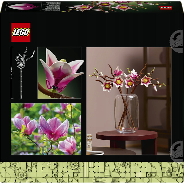 Tytuł
LEGO Botanicals 11510 Gałązki Magnolii Kwiaty dla Dorosłych